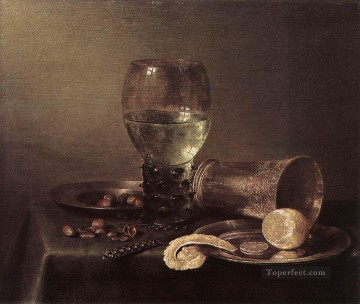 Naturaleza muerta 1632 Willem Claeszoon Heda Pinturas al óleo